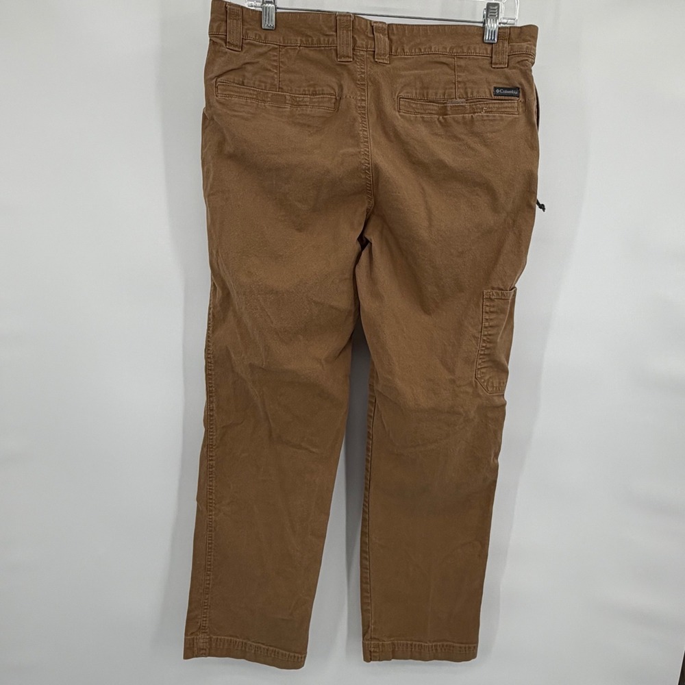 Columbia Mens Regular Fit Utility Pants 34x28.5 Tan Brown - Picture 3 of 8